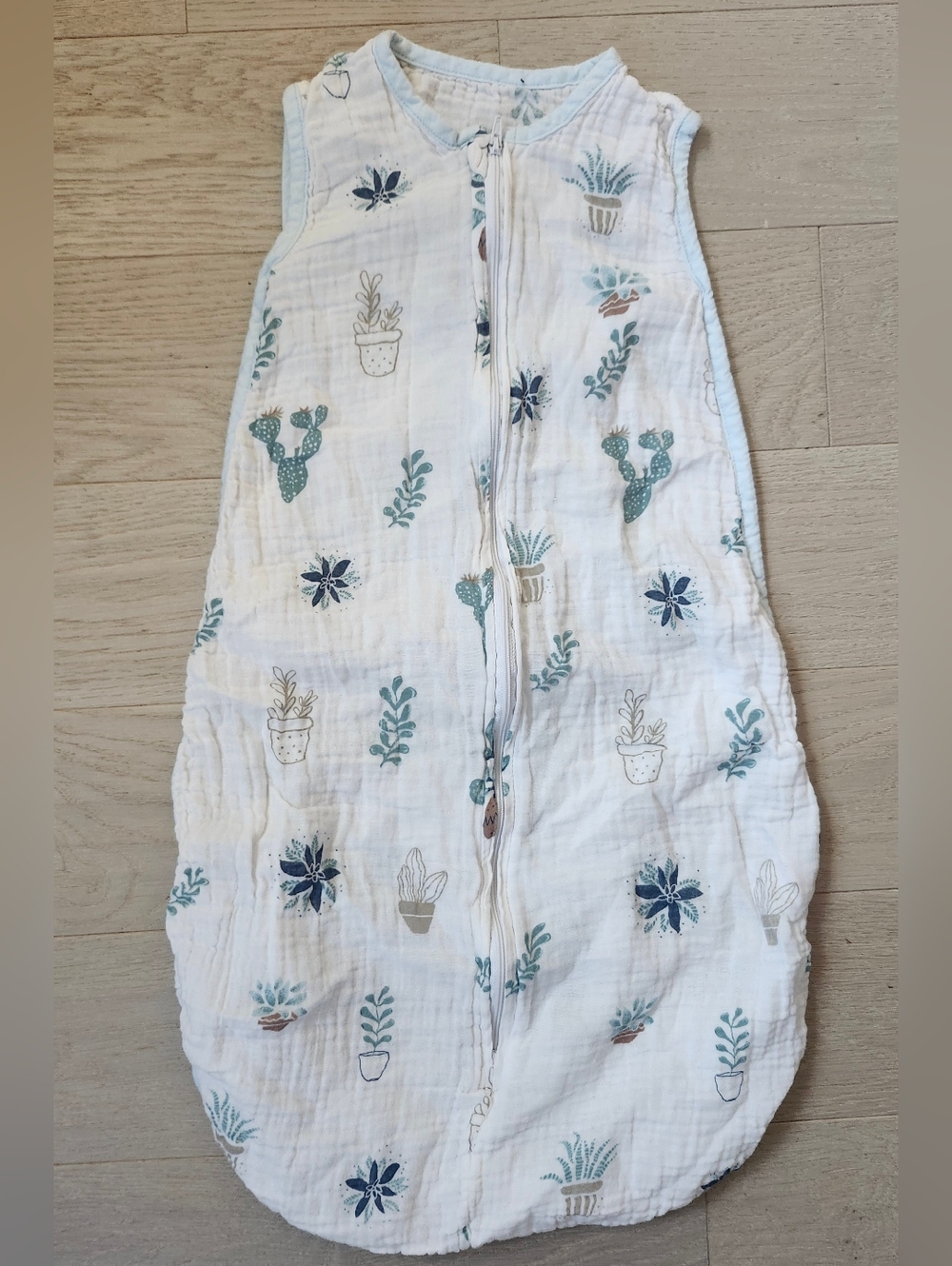 BloomStar Succulent Muslin Sleep Sack 0-6M 0.5 TOG